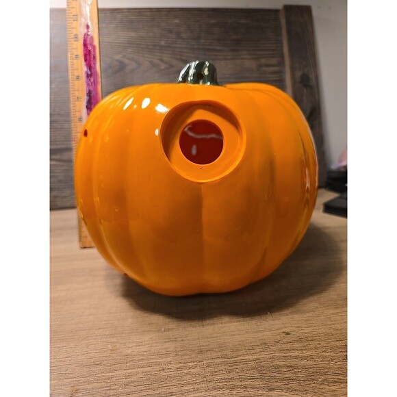 Halloween SNOOPY Peanuts Pumpkin Jack-O-Lantern Plastic Carved NO LIGHT - Picture 5 of 9